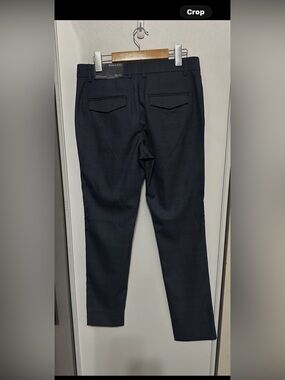 Men's RW & CO brand new Navy Plaid Dress Pants - Classic Tailored Fit